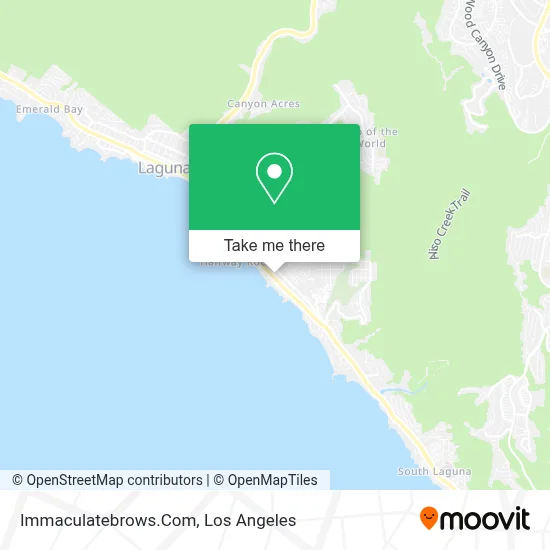 Immaculatebrows.Com map