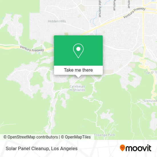 Solar Panel Cleanup map
