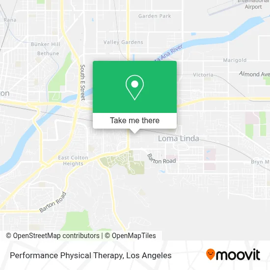 Performance Physical Therapy map