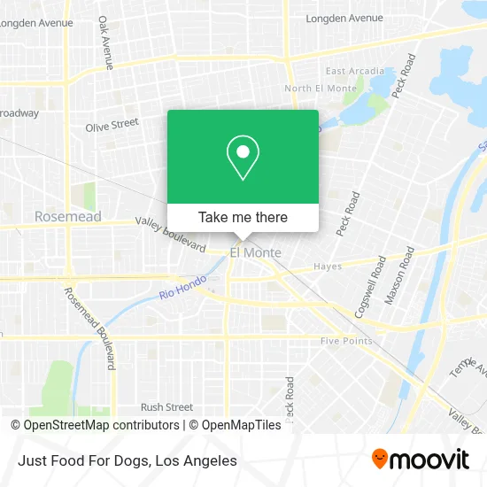 Just Food For Dogs map