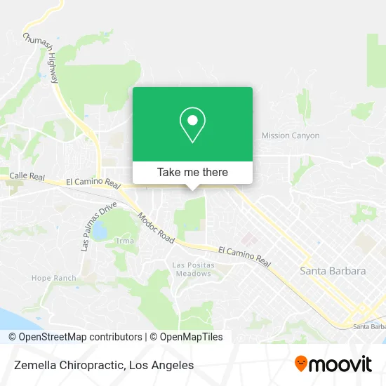 Zemella Chiropractic map