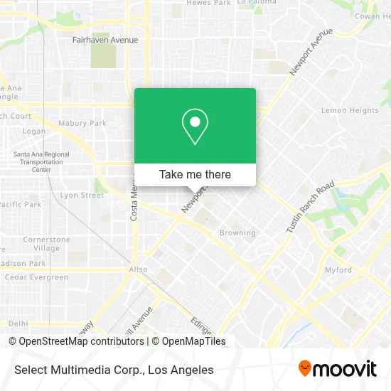 Select Multimedia Corp. map
