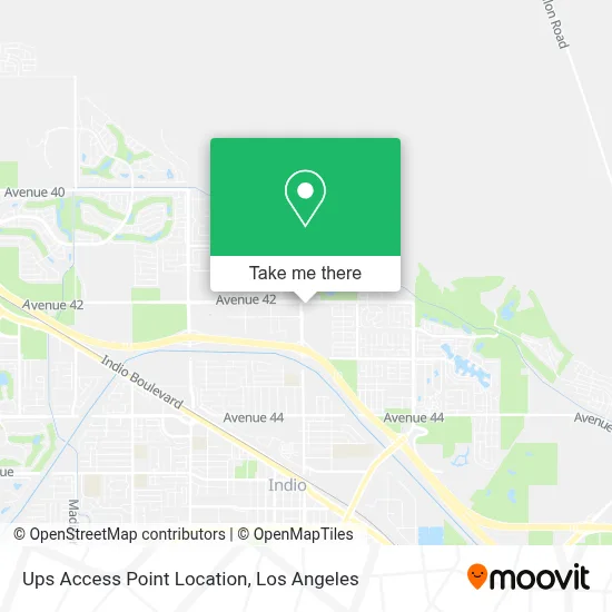 Ups Access Point Location map