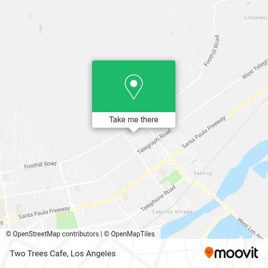 Two Trees Cafe map