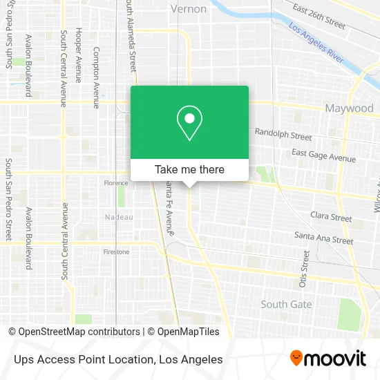 Ups Access Point Location map