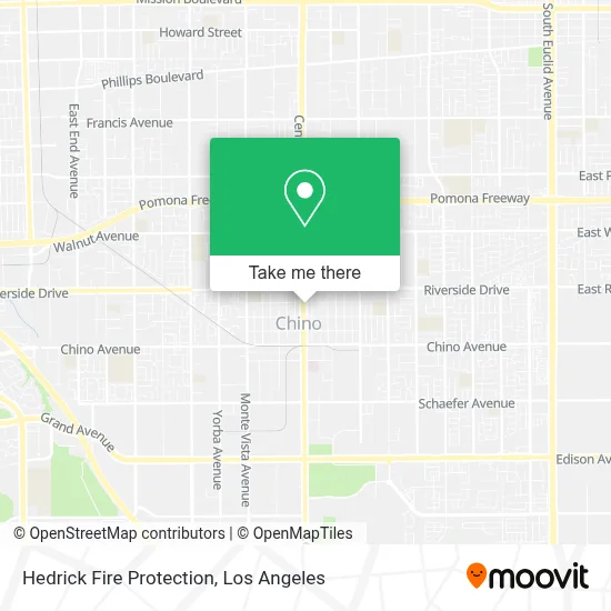 Hedrick Fire Protection map