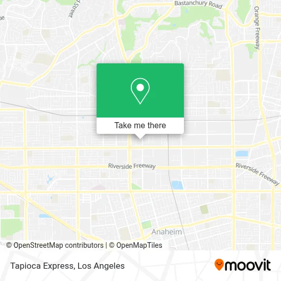 Tapioca Express map