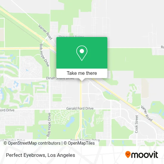 Perfect Eyebrows map