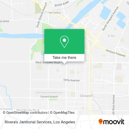 Rivera's Janitorial Services map