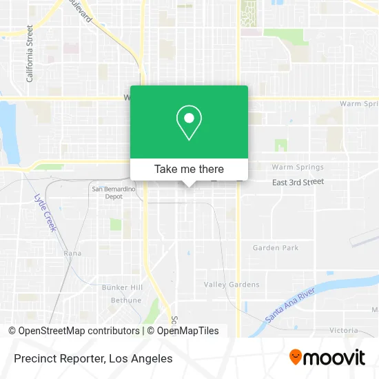 Precinct Reporter map