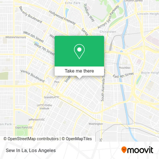 Sew In La map
