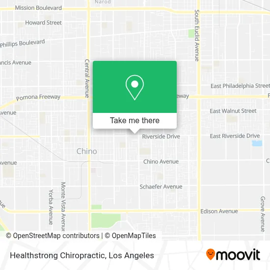 Healthstrong Chiropractic map