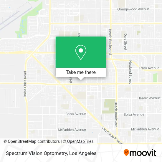 Spectrum Vision Optometry map