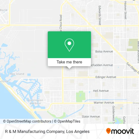 R & M Manufacturing Company map