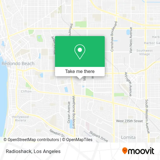 Radioshack map