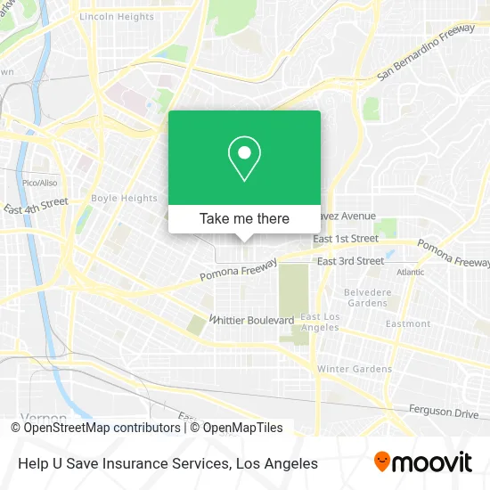 Help U Save Insurance Services map