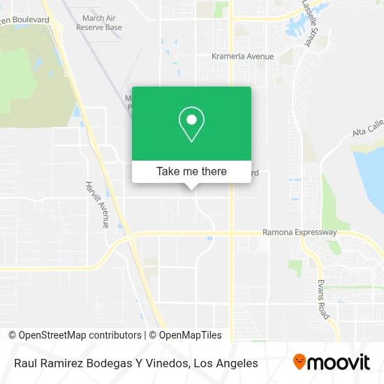 Raul Ramirez Bodegas Y Vinedos map