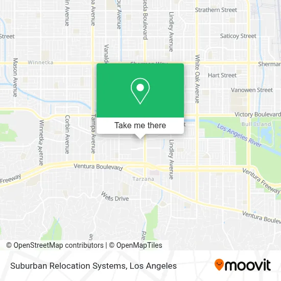 Suburban Relocation Systems map