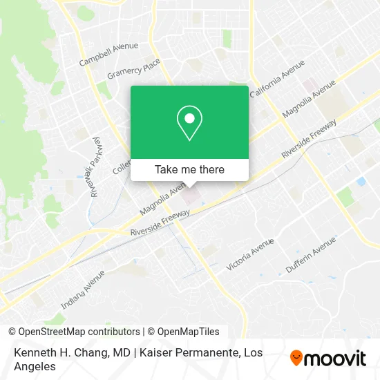 Kenneth H. Chang, MD | Kaiser Permanente map