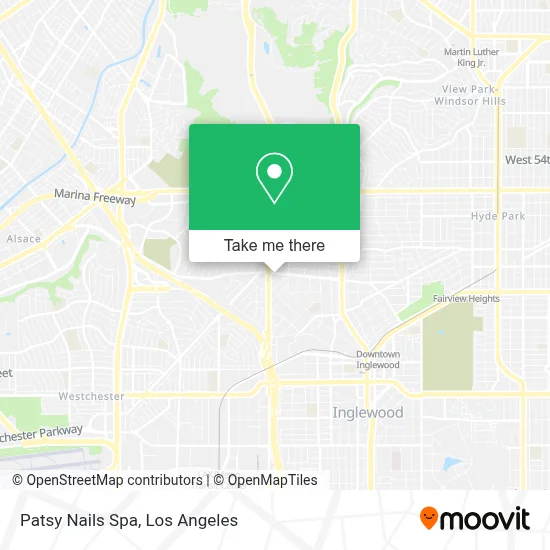 Patsy Nails Spa map