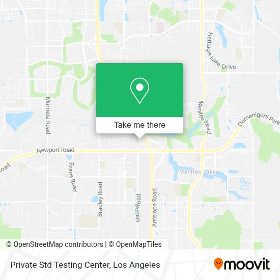 Private Std Testing Center map