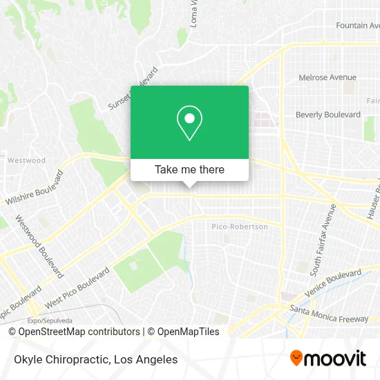 Okyle Chiropractic map