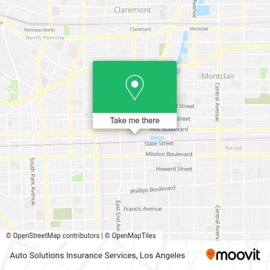 Auto Solutions Insurance Services map