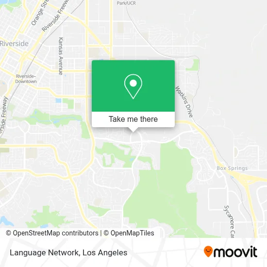 Language Network map