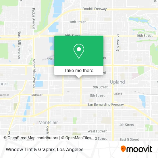 Window Tint & Graphix map