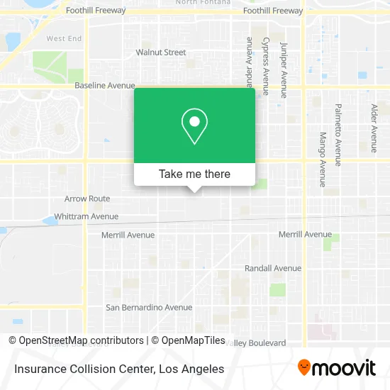Insurance Collision Center map