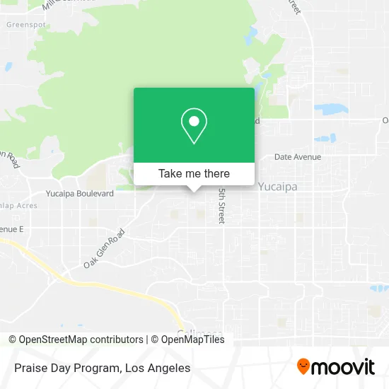 Praise Day Program map