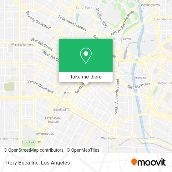 Rory Beca Inc map