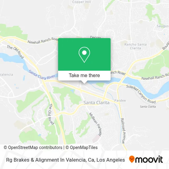 Rg Brakes & Alignment In Valencia, Ca map