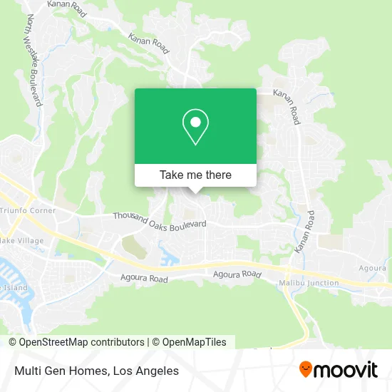 Multi Gen Homes map
