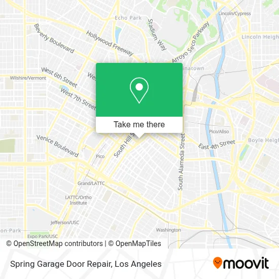 Spring Garage Door Repair map