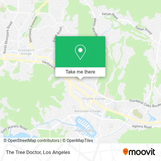 The Tree Doctor map