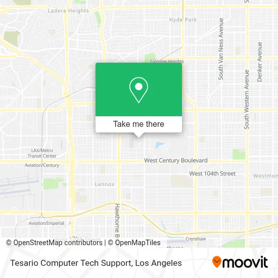 Tesario Computer Tech Support map