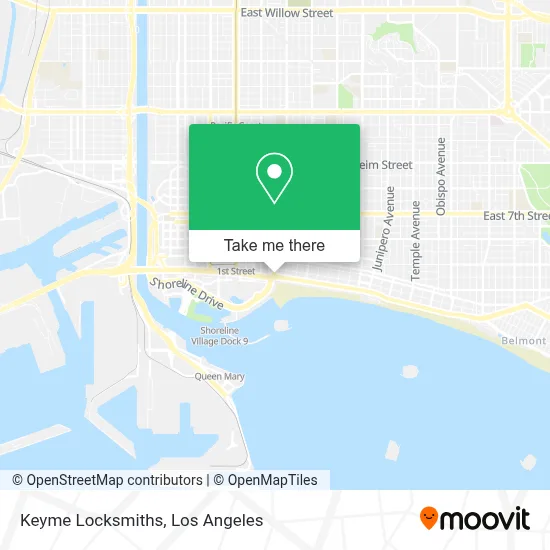 Keyme Locksmiths map