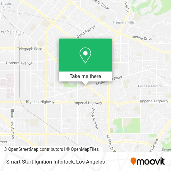 Smart Start Ignition Interlock map