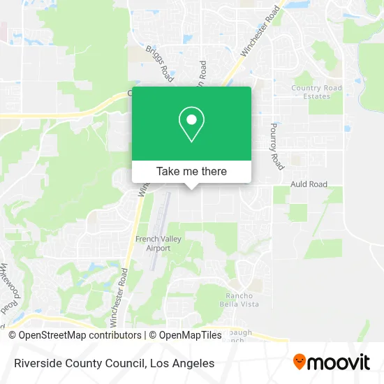 Riverside County Council map