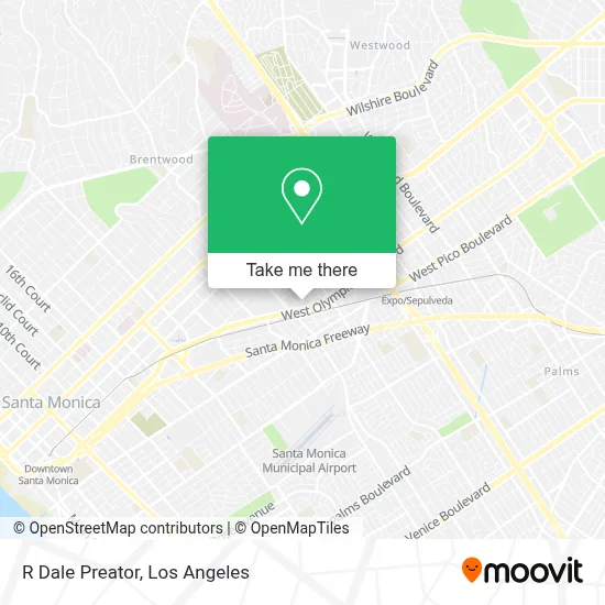 R Dale Preator map