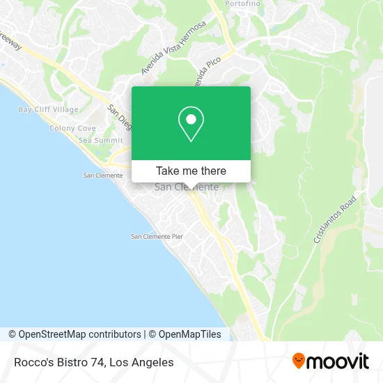 Rocco's Bistro 74 map