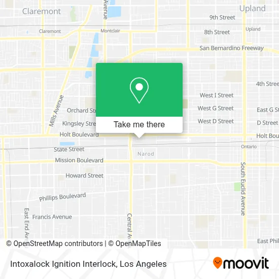 Intoxalock Ignition Interlock map