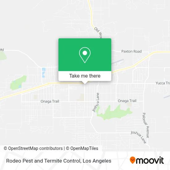 Rodeo Pest and Termite Control map