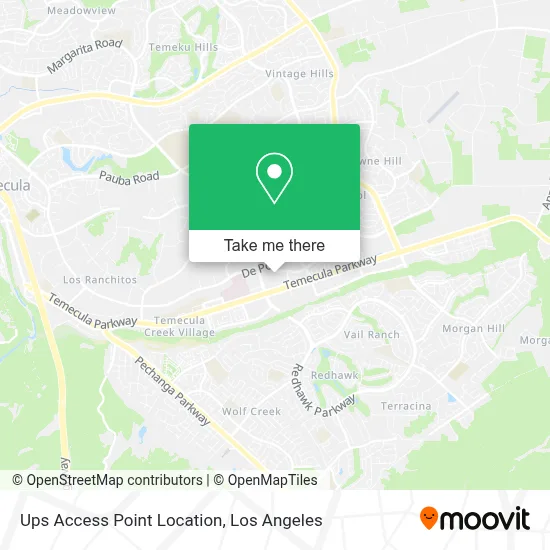 Ups Access Point Location map