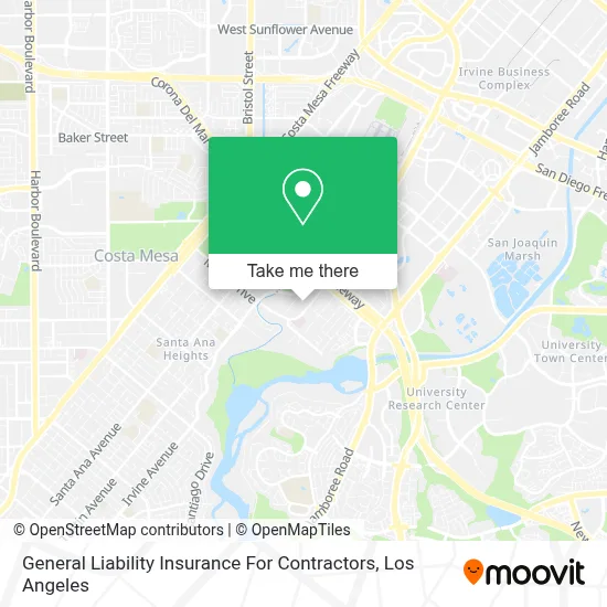 General Liability Insurance For Contractors map