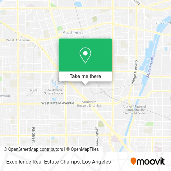 Excellence Real Estate Champs map