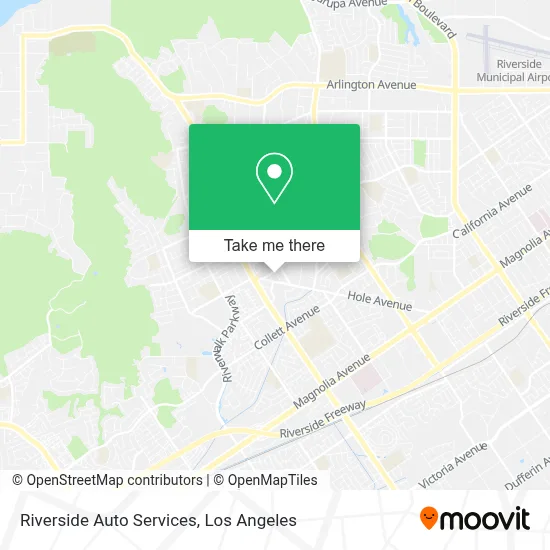 Riverside Auto Services map