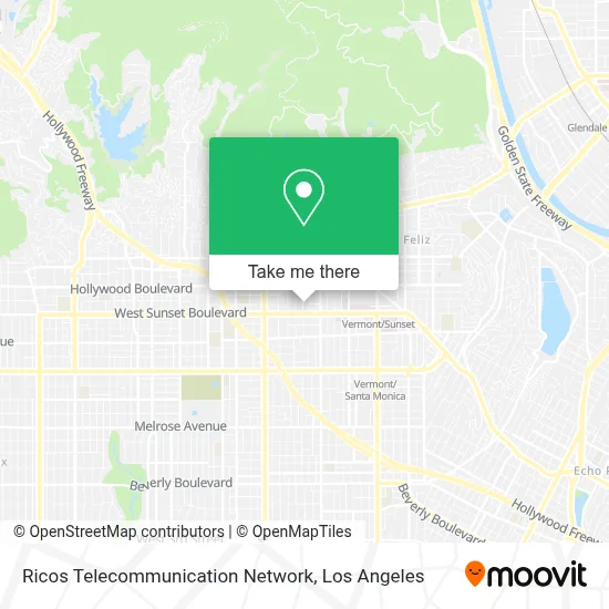 Ricos Telecommunication Network map
