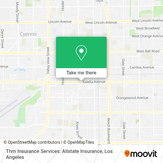 Thm Insurance Services: Allstate Insurance map